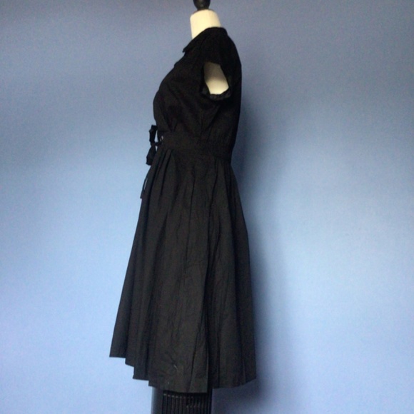 Black Kimono Dress Size 8 - Picture 5 of 6